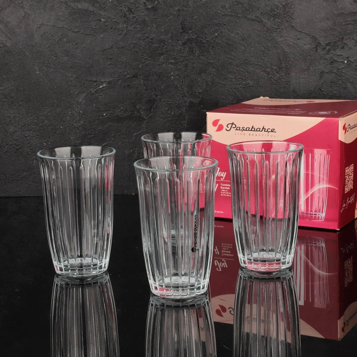 Pasabahce Joy drinkglazen | 4 stuks | 295 ml