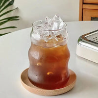 Bubble wave borosilicaatglas | 2 stuks | 500 ml