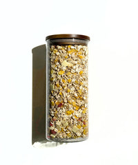 Voorraadpot classic met acaciahouten deksel | 2 stuks | 1500 ml