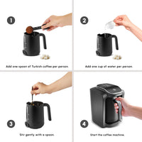 Karaca Hatır Neo Turkse koffiemaker – 535W – Zilver