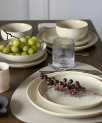 Ria 24-delig serviesset voor 6 personen | beige