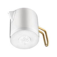 Jumbo Metalix Midi inductie theepot – Titanium goud – 1,2 + 0,9 Liter
