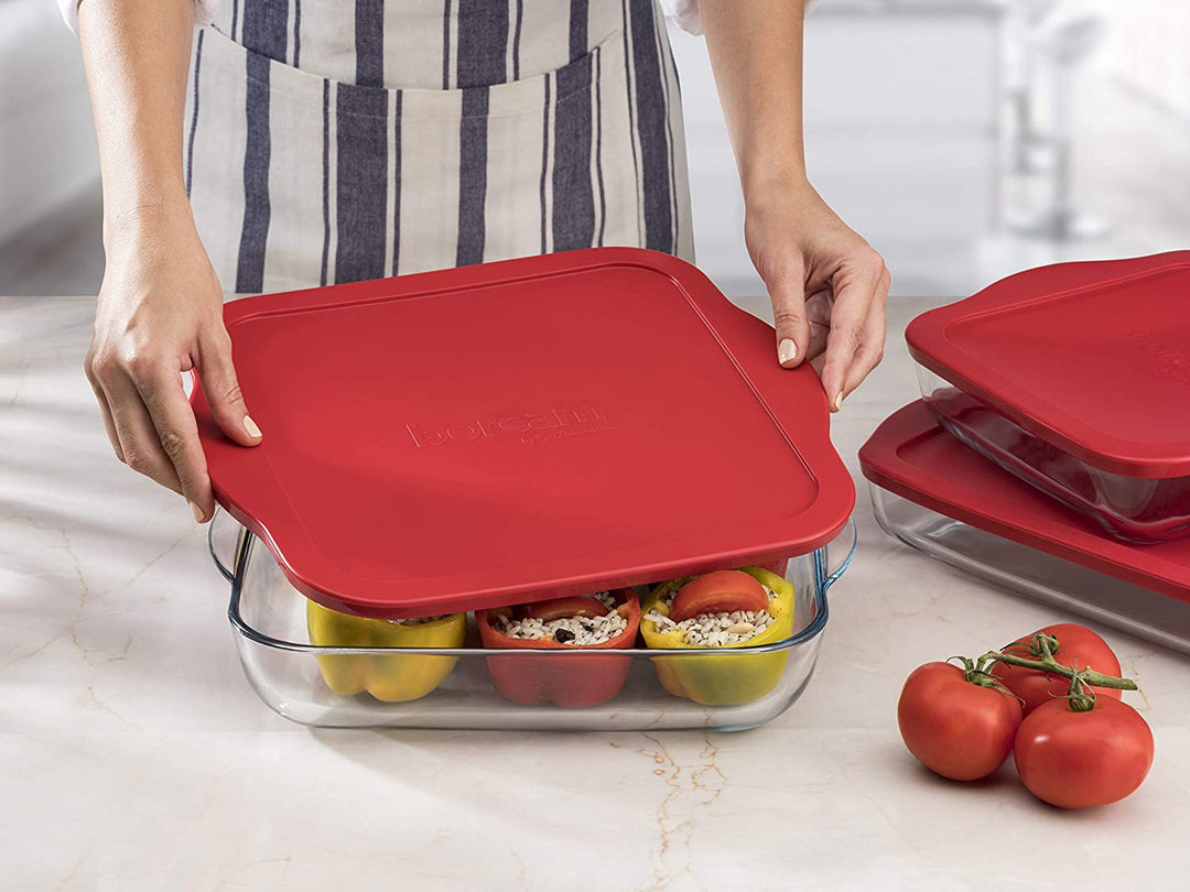 Pasabahce Borcam glazen ovenschaal met deksel – 3200 cc