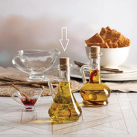 Pasabahce Olivia olie- en azijnfles 2 stuks – 260 ml