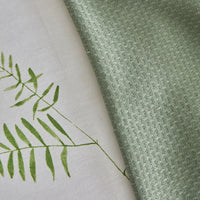Karaca Home Herbal tweepersoons dekbedovertrekset | Groen-wit