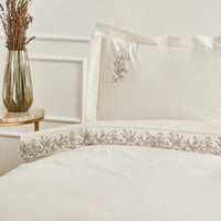 Karaca Home Maisa tweepersoons dekbedovertrek | Beige