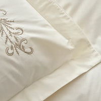 Karaca Home Maisa tweepersoons dekbedovertrek | Beige
