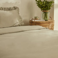 Karaca Home Pure Ruffle king size dekbedovertrekset | Salie