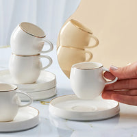 Karaca Sunset 12-delige espressokopjes set voor 6 personen | 100 ml