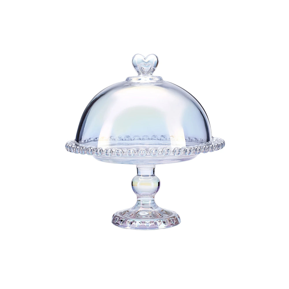 Karaca Rory taartplateau op voet | 19 cm