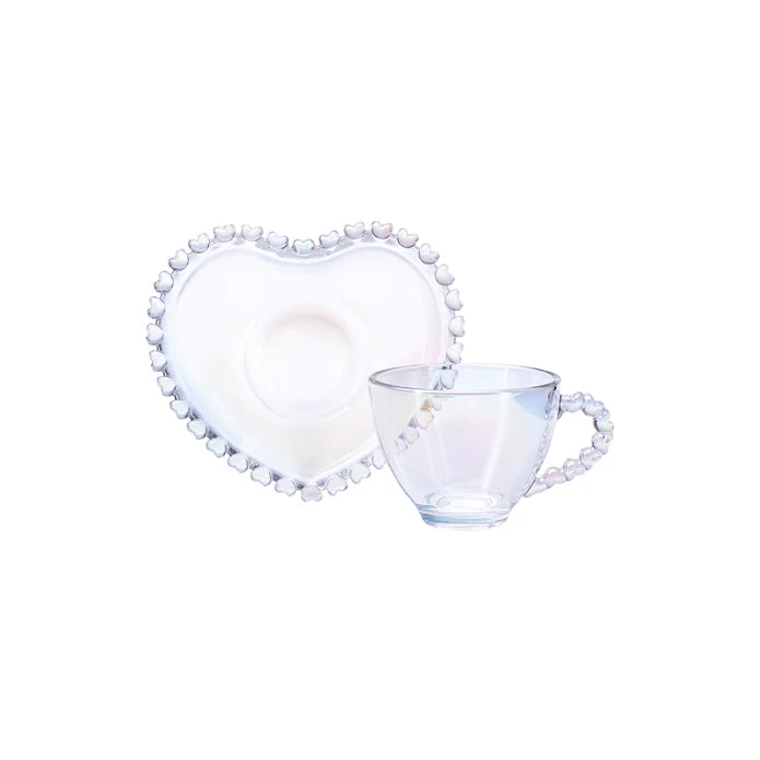 Karaca Rory glazen espresso set voor 1 persoon | 80 ml