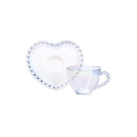 Karaca Rory glazen espresso set voor 1 persoon | 80 ml