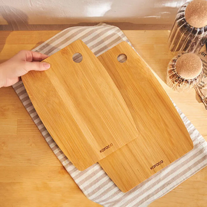 Karaca Bade bamboe snijplanken set | 2 stuks
