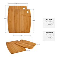 Karaca Bade bamboe snijplanken set | 2 stuks