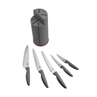 Karaca Proofcut Gray 6-delige messenset incl. messenblok