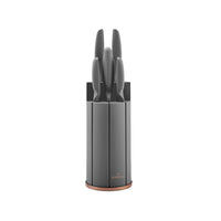 Karaca Proofcut Gray 6-delige messenset incl. messenblok