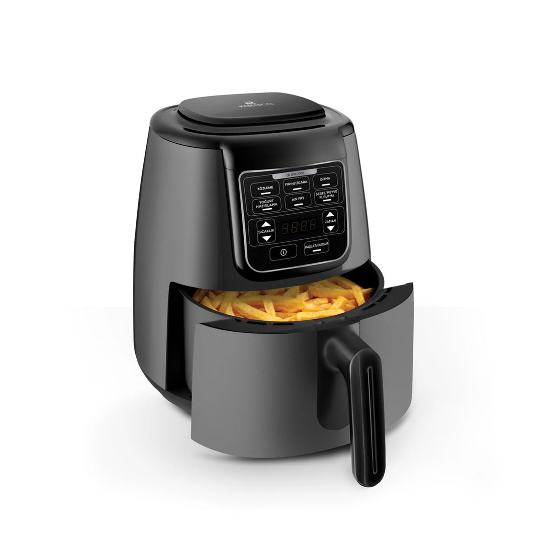 Karaca Air Pro Cook Köz XL Airfryer Space Gray Black | 4,0 liter