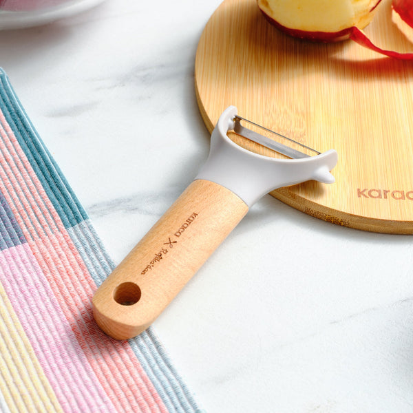 Karaca x Refika Gadgets Zijschiller met Houten Steel, Grijs