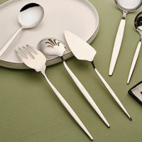 Karaca Orion 7-delige serveerbestek set | Zilver
