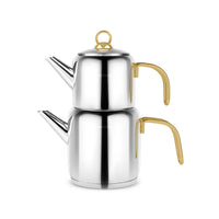 Karaca New Mira rvs theepot | goud