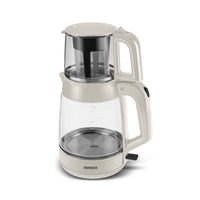 Karaca Glass Tea XL 2-in-1 Glazen Theemachine & Waterkoker | Starlight