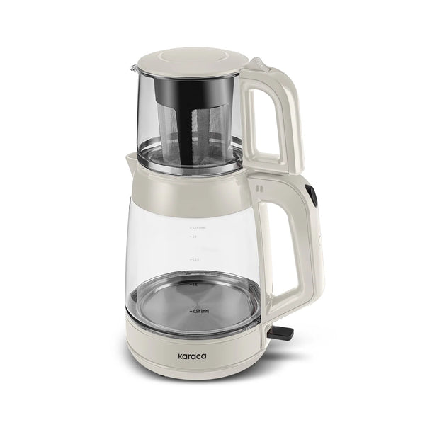 Karaca Glass Tea XL 2-in-1 Glazen Theemachine & Waterkoker | Starlight