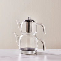 Karaca Panora glazen inductie theepot (2,5L+1,25L)