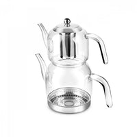 Karaca Panora glazen inductie theepot (2,5L+1,25L)