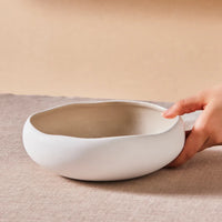 Karaca Cupid saladekom | 23 cm | Beige-wit