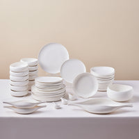 Karaca Earth Collection Clay 55-delige serviesset – wit, 12-persoons