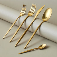 Karaca Lizbon 30-delige bestekset mat goud – 6 Personen