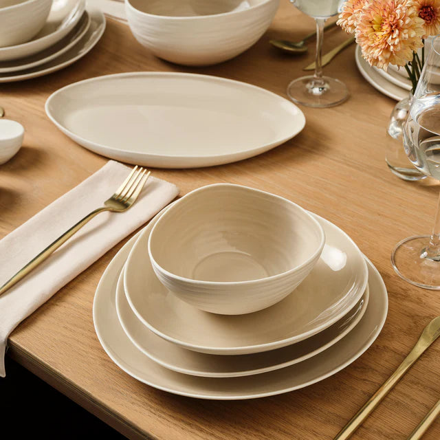 Karaca Earth Collection Rise 55-delige serviesset voor 12 personen
