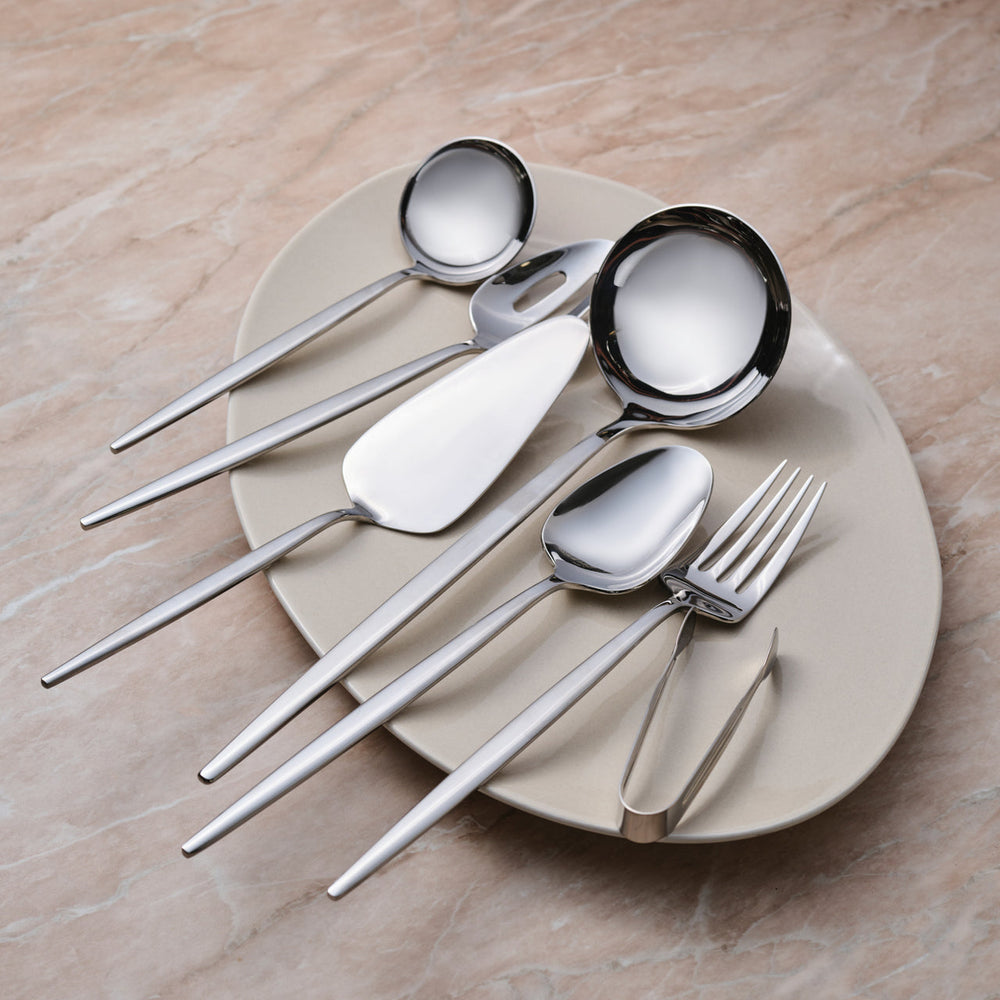 Karaca Moongate premium 7-delige serveerset – Zilver