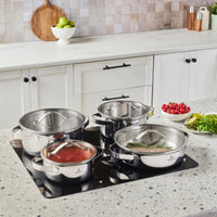 Karaca 3-Ply Culinara Pannenset 8-delig | Stapelbaar | Inductie