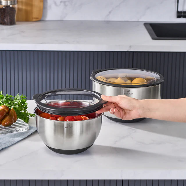 Karaca Mixmaster 2-delige rvs mengkommen set