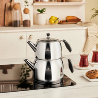 Karaca Stelly rvs theepot set