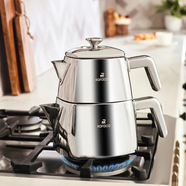 Karaca Brewinox Large rvs theepot set