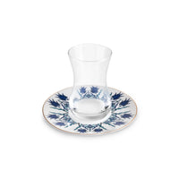 Karaca Iznik 12-delige Turkse theeset – 6 Personen | 130 ml