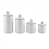 Karaca Lina porseleinen kruidenpotten | set van 4 stuks