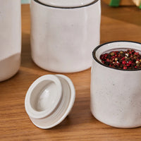 Karaca Lina porseleinen kruidenpotten | set van 4 stuks
