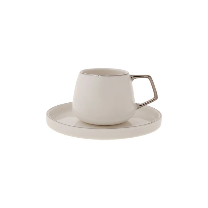 Karaca Saturn Platin 12-delige koffiekopjes set – 90 ml