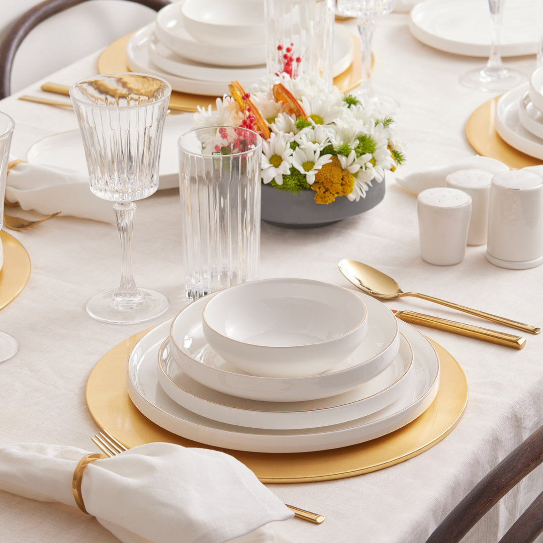 Karaca Streamline New Saturn Gold 12-persoons serviesset