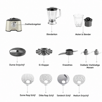 Karaca Mastermaid Power Keukenrobot 10-in-1 | 2000W | Soft Cream