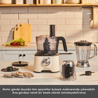 Karaca Mastermaid Power Keukenrobot 10-in-1 | 2000W | Soft Cream