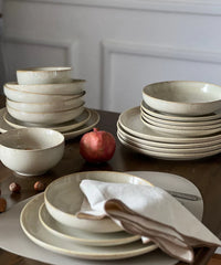 Ria 24-delig serviesset voor 6 personen | beige