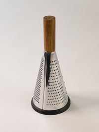 Gourmet rasp met acaciahouten handgreep rvs