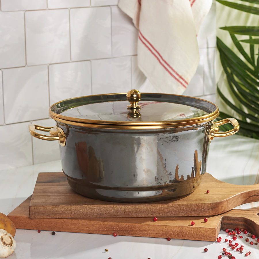 Karaca Troy frituurpan 24 cm – zwart