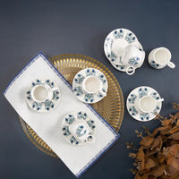 Karaca Bursa 12-delig koffiekopjes set voor 6 personen | 90 ml