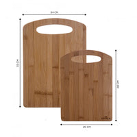 Karaca Stark bamboe snijplanken | 2 stuks