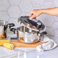Karaca Perfect Gray Snelkookpan Set 4+6 Liter